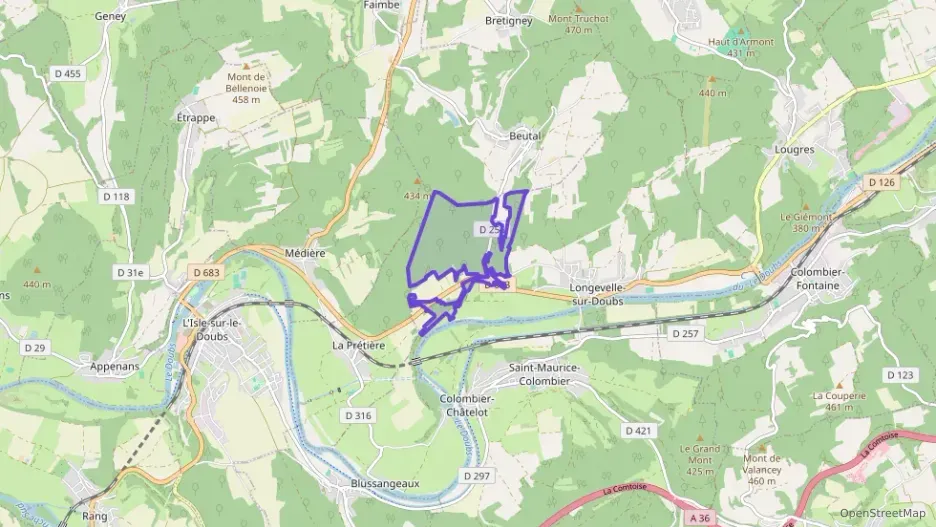Maison 90 m² cinq pièces à vendre à Longevelle-sur-Doubs