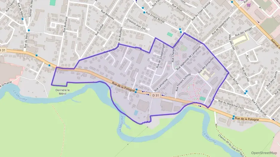 Maison 90 m² quatre pièces à vendre à Lunéville