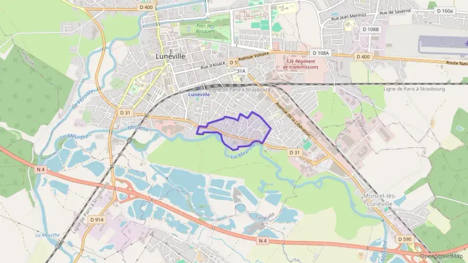 Maison 90 m² quatre pièces à vendre à Lunéville