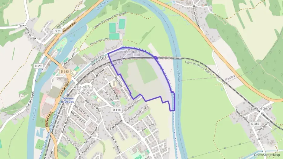 Maison 81 m² quatre pièces à vendre à L`Isle-sur-le-Doubs