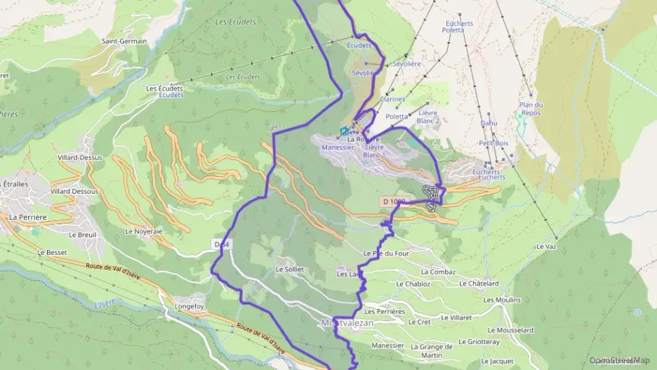 Maison 51 m² quatre pièces à vendre à Montvalezan Maison 51 m² quatre pièces à vendre à Montvalezan