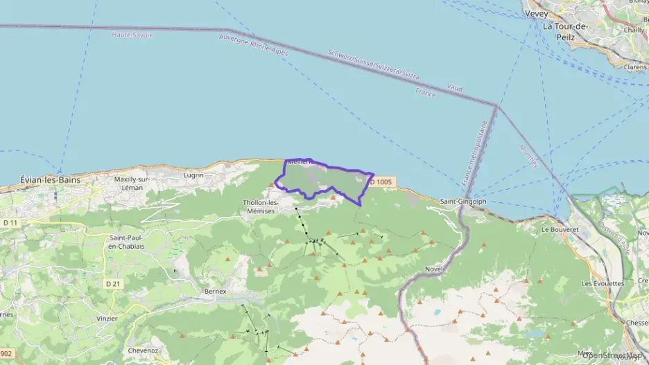 Maison 100 m² trois pièces à vendre à Meillerie Maison 100 m² trois pièces à vendre à Meillerie