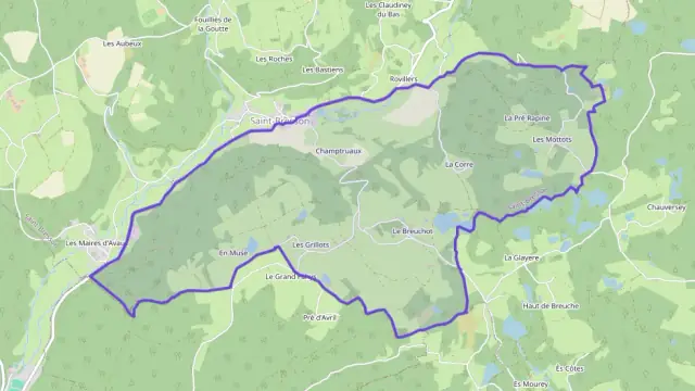 Maison 93 m² quatre pièces à vendre à Saint-Bresson