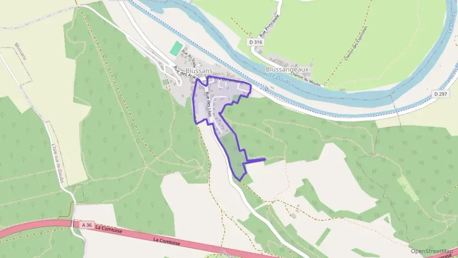 Maison 101 m² trois pièces à vendre à Blussans