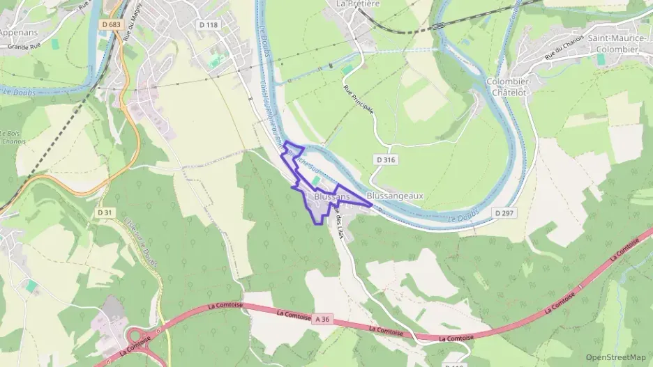 Maison 186 m² cinq pièces à vendre à Blussans Maison 186 m² cinq pièces à vendre à Blussans