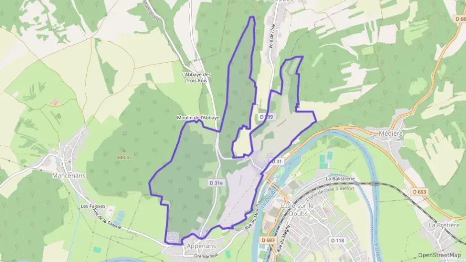 Maison 100 m² quatre pièces à vendre à Appenans Maison 100 m² quatre pièces à vendre à Appenans