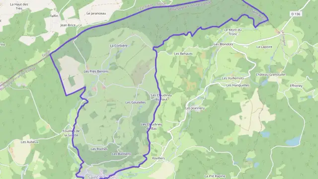 Maison 126 m² quatre pièces à vendre à Saint-Bresson