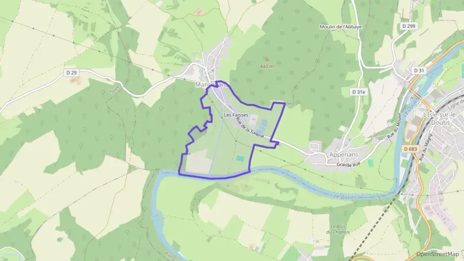 Maison 63 m² trois pièces à vendre à Mancenans