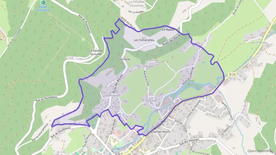 Maison 80 m² quatre pièces à vendre à Le Val-d`Ajol