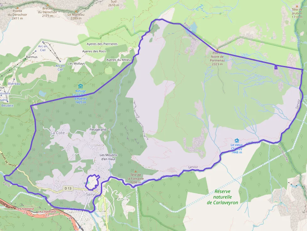 Maison 100 m² quatre pièces à vendre à Servoz