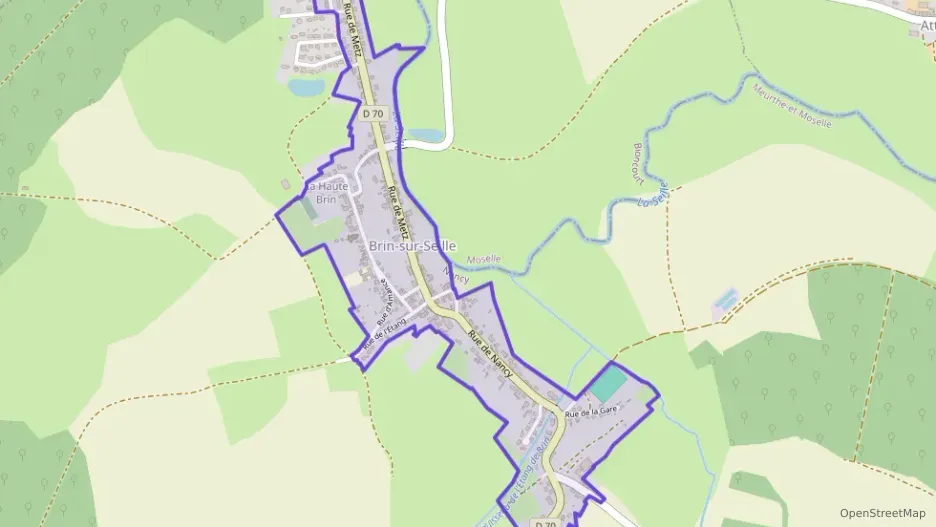 Maison 90 m² quatre pièces à vendre à Brin-sur-Seille
