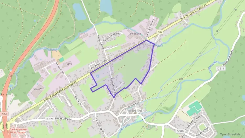 Maison 108 m² cinq pièces à vendre à Froideconche Maison 108 m² cinq pièces à vendre à Froideconche