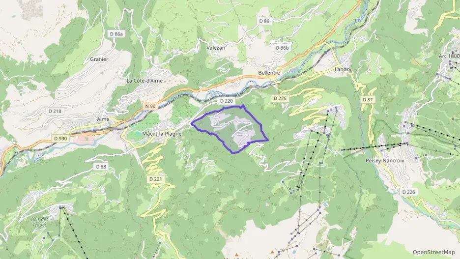 Maison 100 m² deux pieces à vendre à La Plagne-Tarentaise
