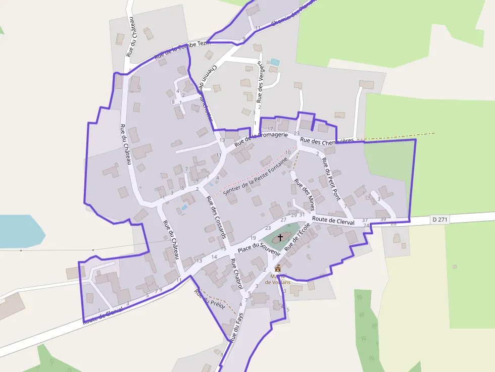 Maison 90 m² quatre pièces à vendre à Voillans