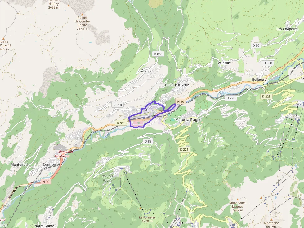 Maison 59 m² trois pièces à vendre à Aime-la-Plagne