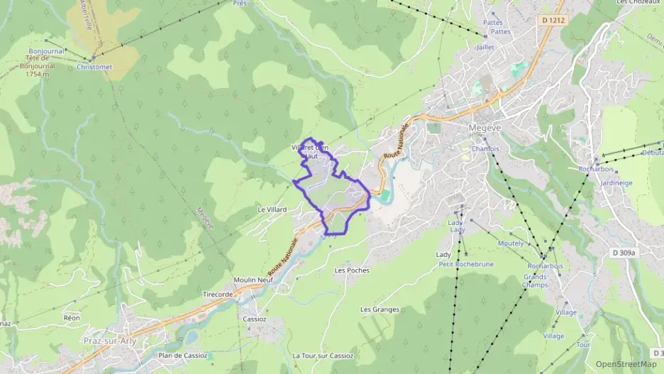Maison 78 m² trois pièces à vendre à Megève