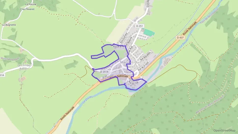 Maison 100 m² six pièces à vendre à Maisons-du-Bois-Lièvremont