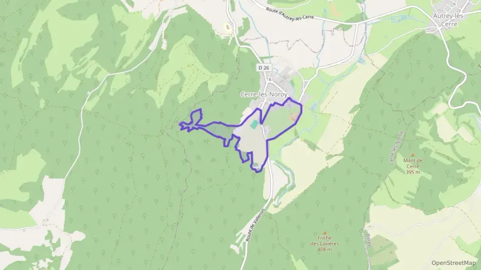 Maison 131 m² quatre pièces à vendre à Cerre-lès-Noroy Maison 131 m² quatre pièces à vendre à Cerre-lès-Noroy