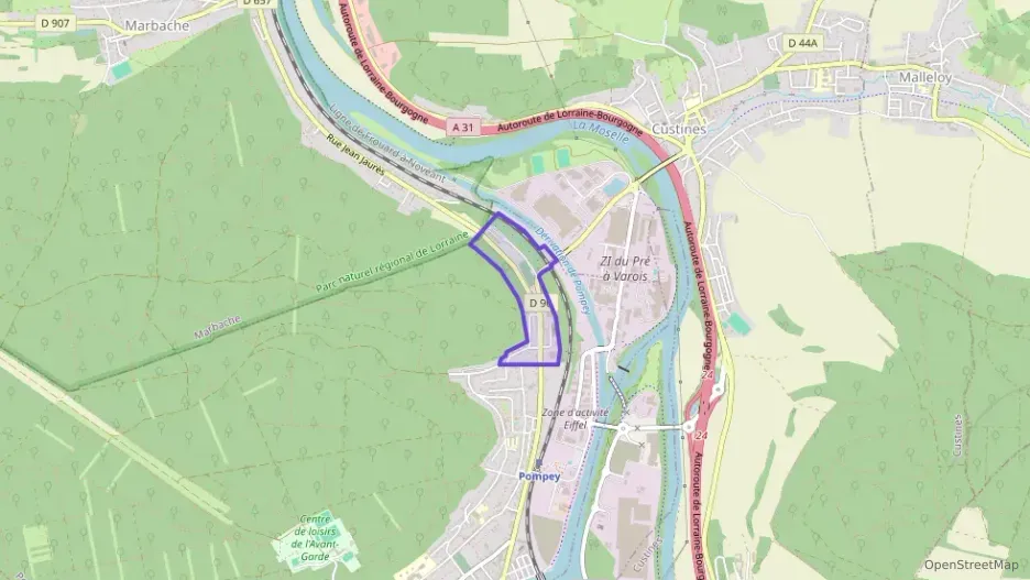 Maison 92 m² cinq pièces à vendre à Pompey