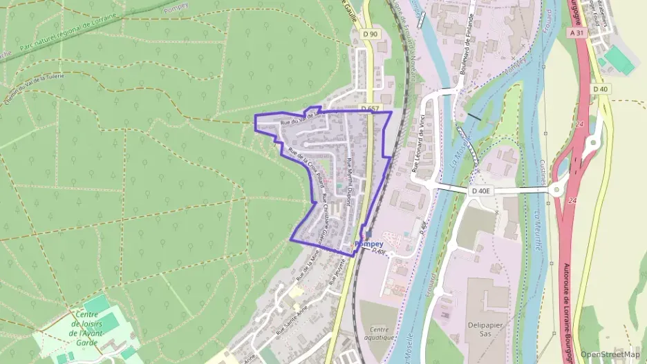 Maison 92 m² cinq pièces à vendre à Pompey