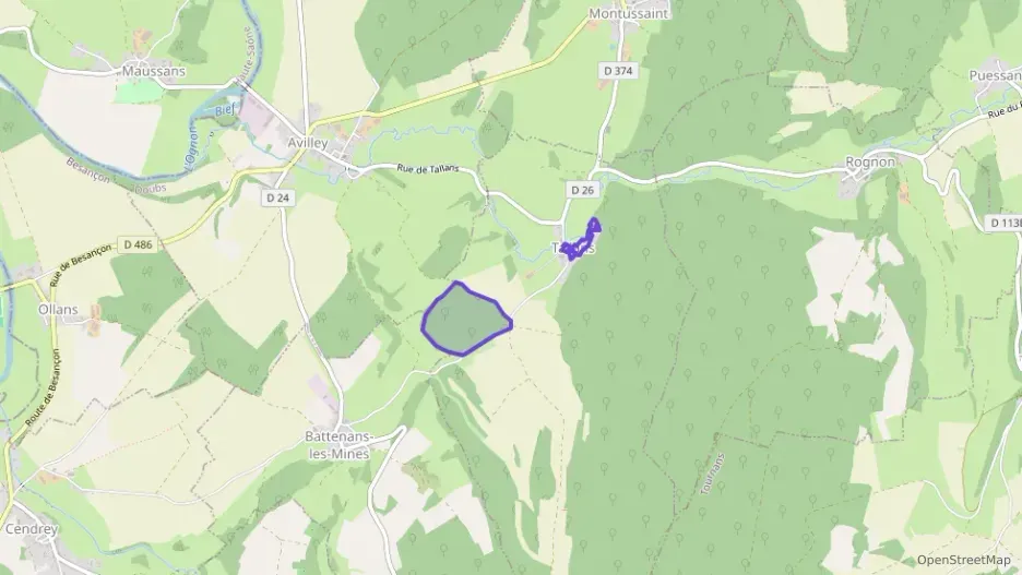 Maison 70 m² trois pièces à vendre à Tallans Maison 70 m² trois pièces à vendre à Tallans