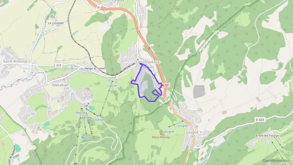 Maison 155 m² sept pièces à vendre à Les Hôpitaux-Neufs
