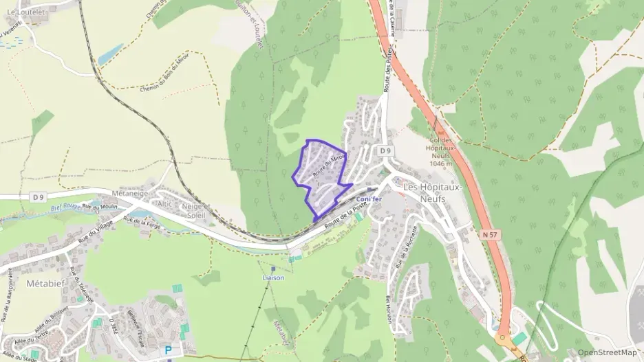 Maison 56 m² trois pièces à vendre à Les Hôpitaux-Neufs Maison 56 m² trois pièces à vendre à Les Hôpitaux-Neufs