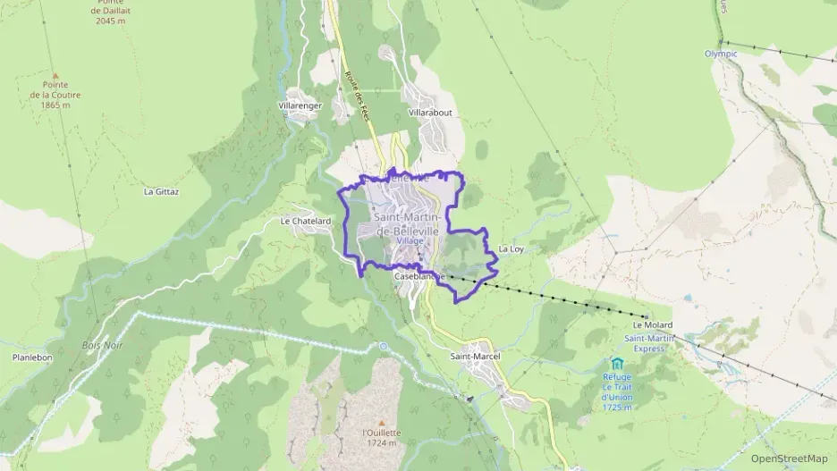 Maison 135 m² sept pièces à vendre à Les Belleville Maison 135 m² sept pièces à vendre à Les Belleville