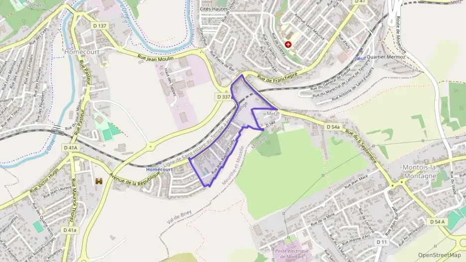 Maison 108 m² quatre pièces à vendre à Homécourt