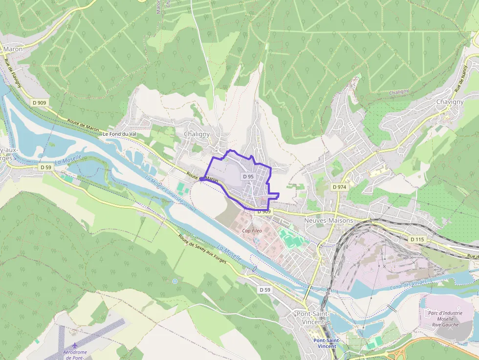 Maison 62 m² quatre pièces à vendre à Chaligny