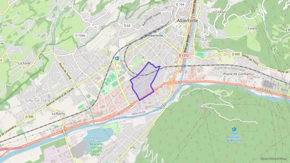 Maison 150 m² quatre pièces à vendre à Albertville