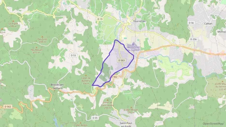 Maison 92 m² quatre pièces à vendre à Fayence