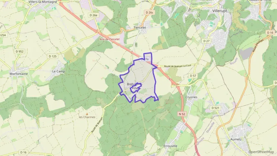 Maison 136 m² quatre pièces à vendre à Bréhain-la-Ville