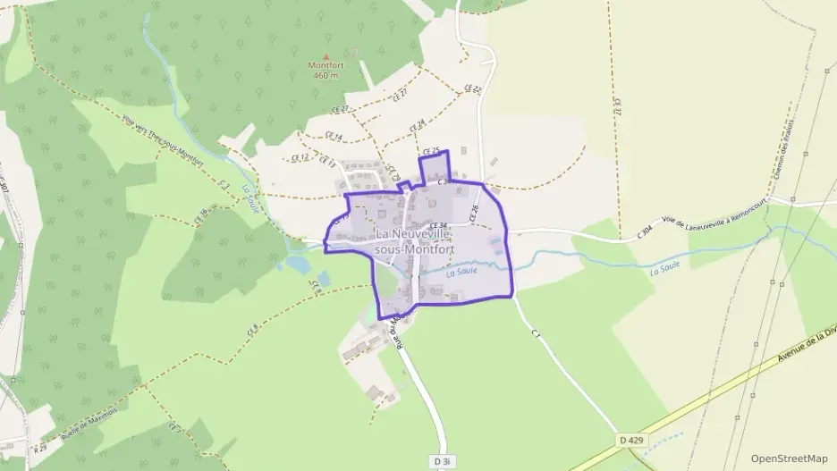 Maison 90 m² quatre pièces à vendre à La Neuveville-sous-Montfort