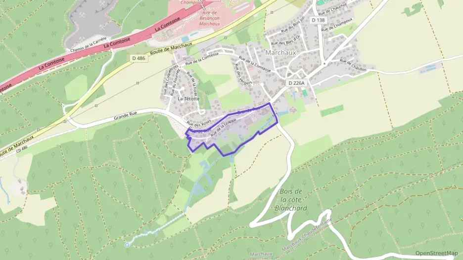Maison 120 m² quatre pièces à vendre à Marchaux-Chaudefontaine