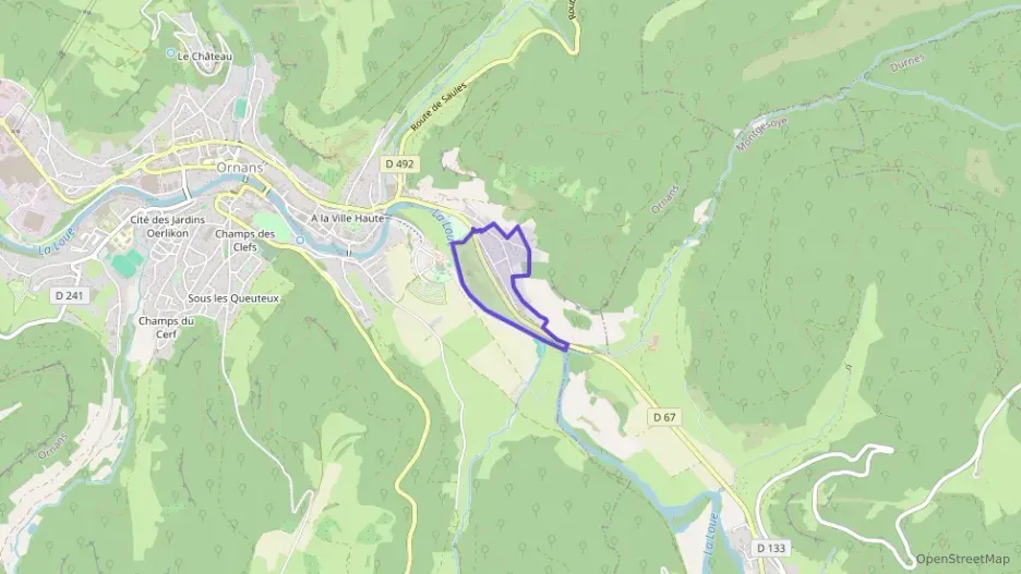 Maison 130 m² six pièces à vendre à Ornans