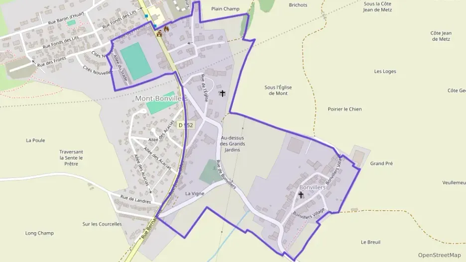 Maison 60 m² quatre pièces à vendre à Mont-Bonvillers