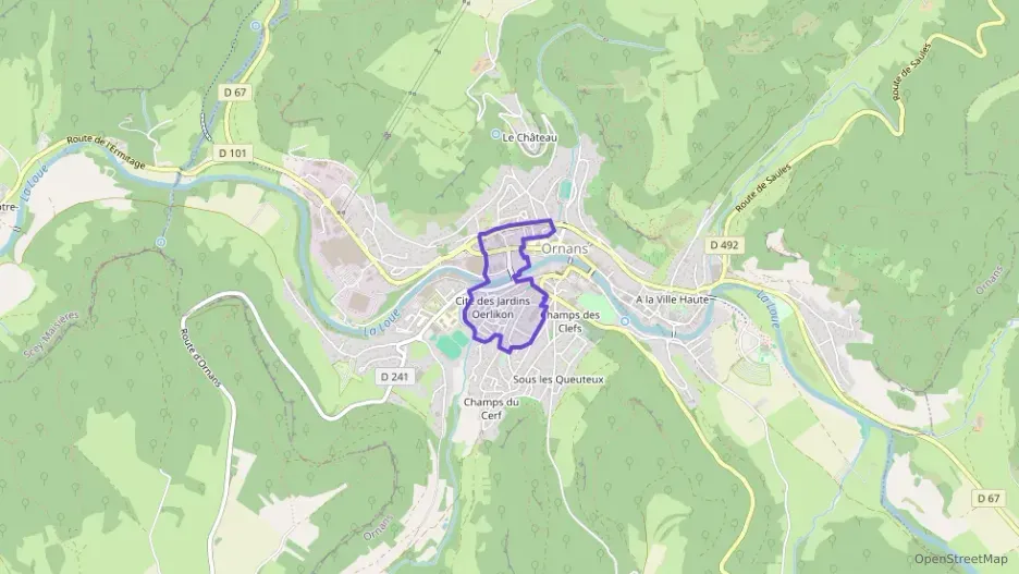 Maison 76 m² quatre pièces à vendre à Ornans