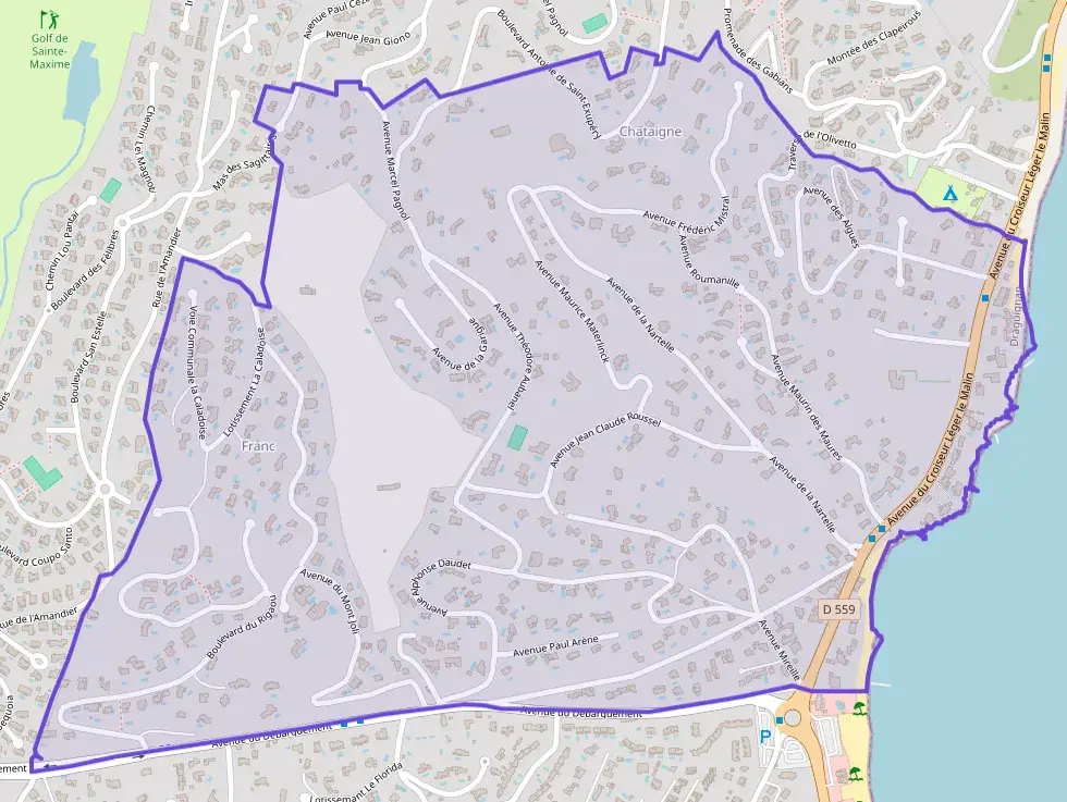 Maison 93 m² quatre pièces à vendre à Sainte-Maxime