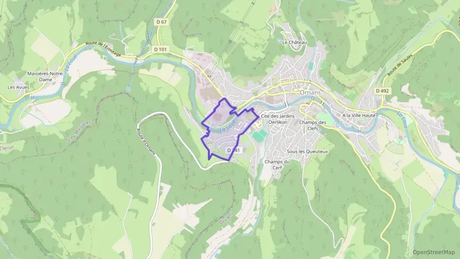 Maison 89 m² quatre pièces à vendre à Ornans Maison 89 m² quatre pièces à vendre à Ornans