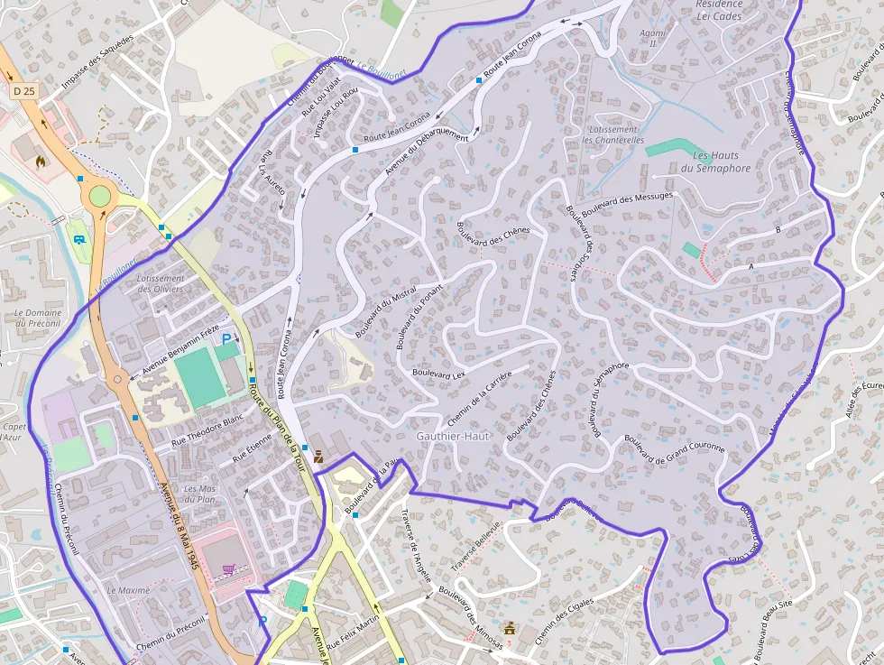 Maison 59 m² trois pièces à vendre à Sainte-Maxime