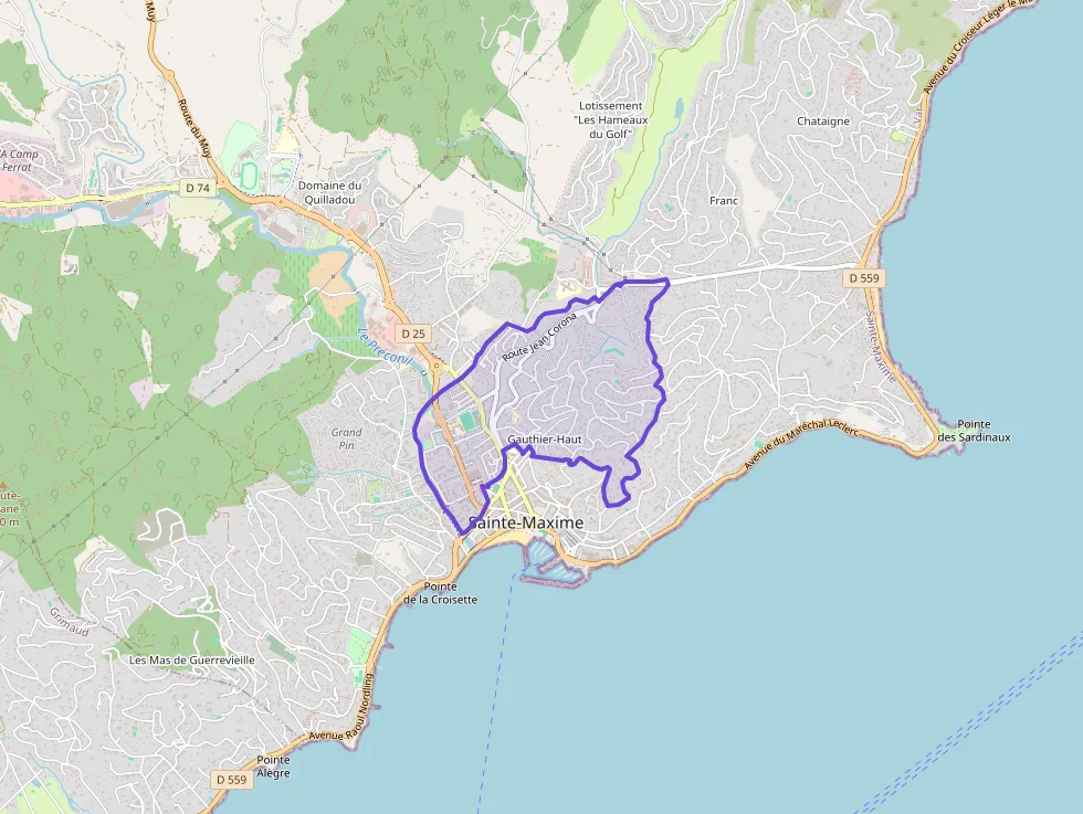 Maison 59 m² trois pièces à vendre à Sainte-Maxime