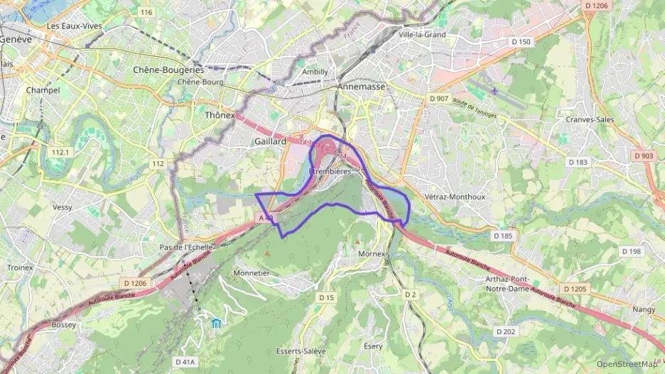 Maison 90 m² quatre pièces à vendre à Étrembières