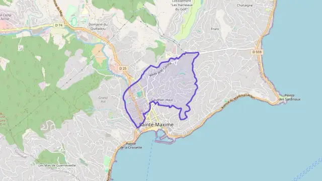 Maison 80 m² quatre pièces à vendre à Sainte-Maxime