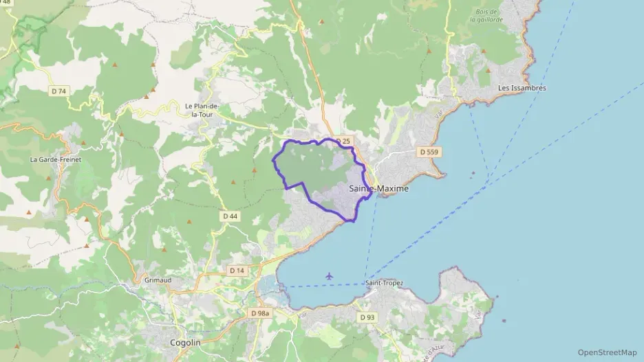Maison 63 m² trois pièces à vendre à Sainte-Maxime