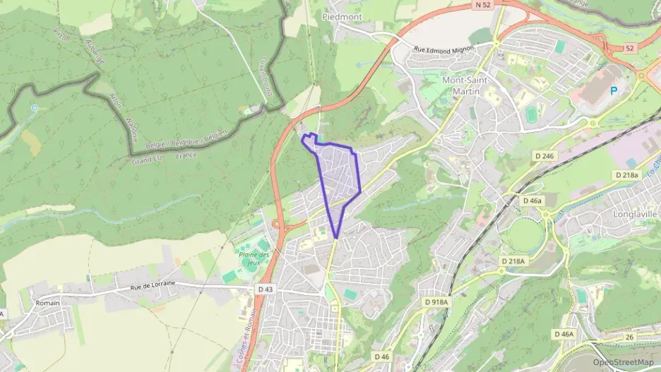 Maison 66 m² quatre pièces à vendre à Mont-Saint-Martin