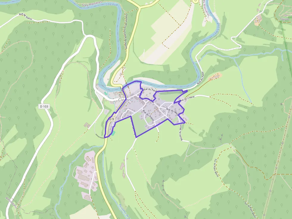 Maison 85 m² trois pièces à vendre à Cléron