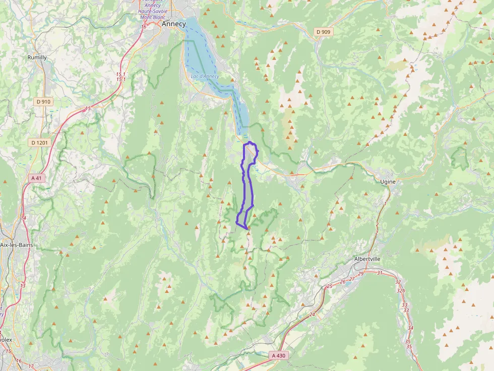 Maison 70 m² trois pièces à vendre à Doussard