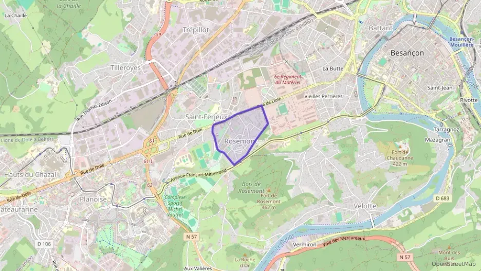 Maison 87 m² quatre pièces à vendre à Besançon