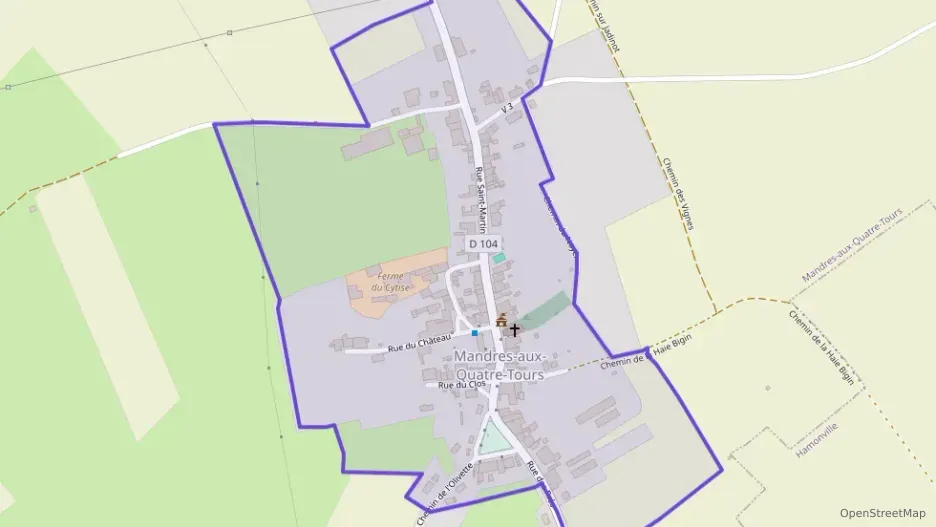 Maison 108 m² six pièces à vendre à Mandres-aux-Quatre-Tours